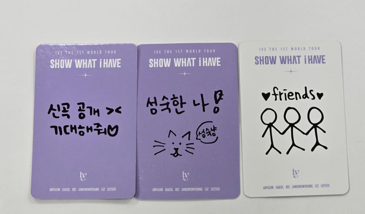 IVE "Show What I Have" - Fan Concert Divezone Event Photocard [25.1.15]