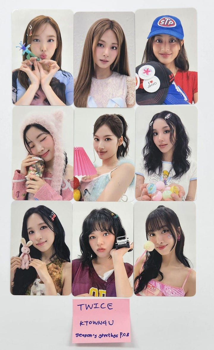 TWICE "Collector" 2025 Season's Greetings - Ktown4U Pre-Order Benefit Photocards Set (9EA) [25.1.16]