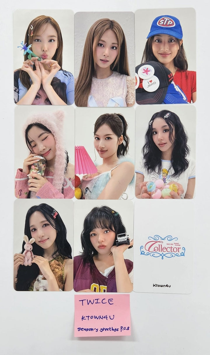 TWICE "Collector" 2025 Season's Greetings - Ktown4U Pre-Order Benefit Photocards Set (9EA) [25.1.16]