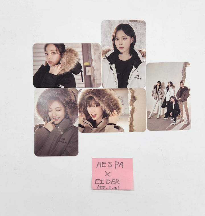 Aespa X EIDER - EIDER Event Photocards Set (5EA) [25.1.16]