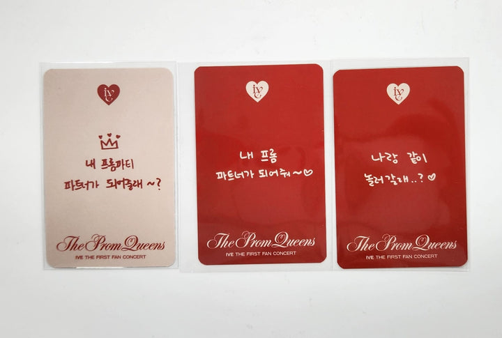 IVE "The Prom Queens" - Special Divezone Event Photocard [25.1.17]