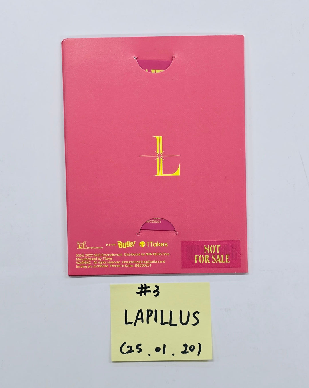 Wooah "Unframed", Lapillus "Girl's Round Part.1" - Hand Autographed(Signed) Album [25.1.20]