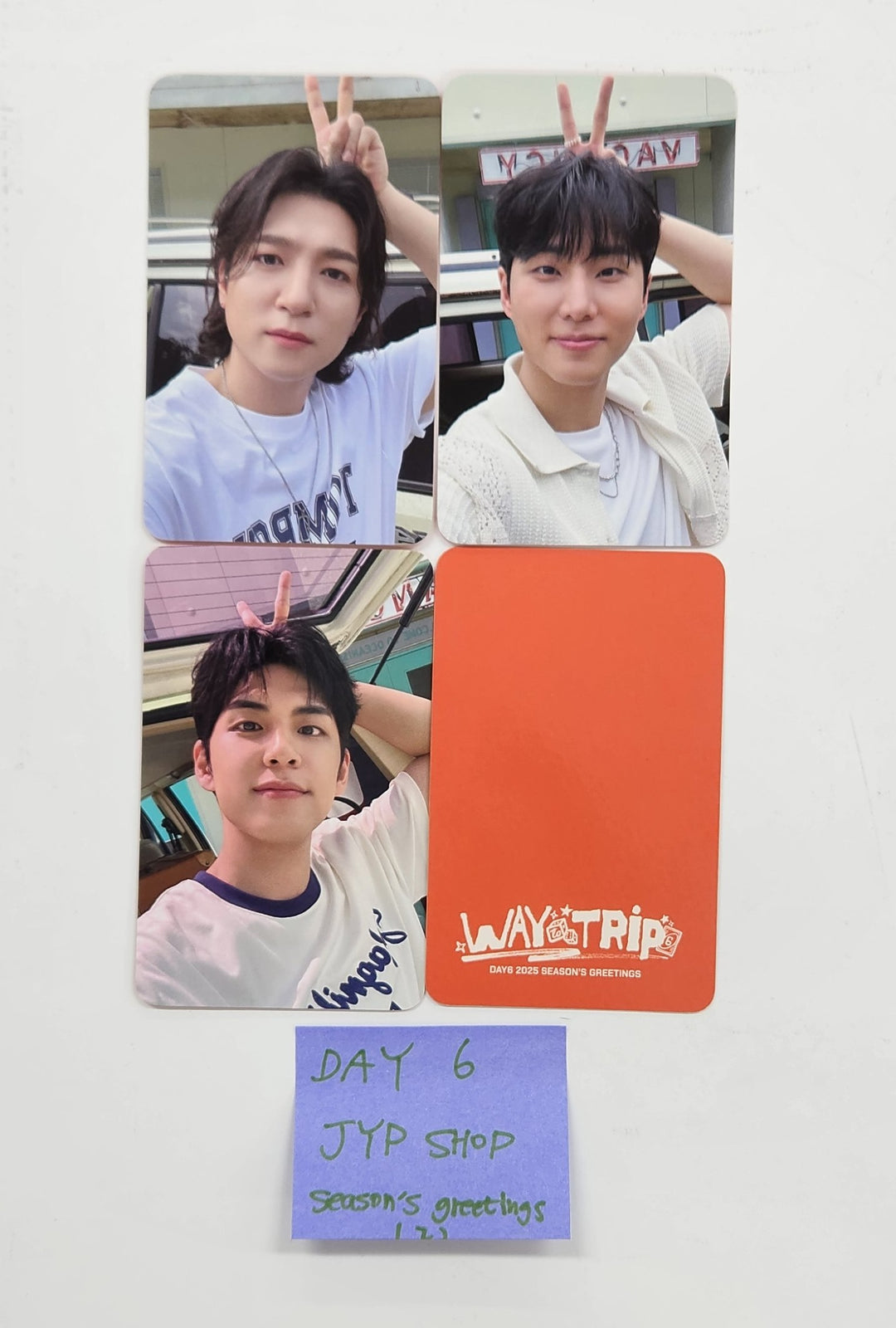 DAY6 2025 Season's Grettings - JYP Shop Pre-Order Benefit Photocards Set (4EA) [25.1.21]