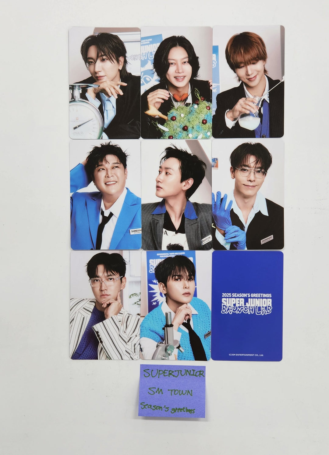 Super Junior 2025 Season's Grettings - SM Town Pre-Order Benefit Photocards Set (9EA) [25.1.21]