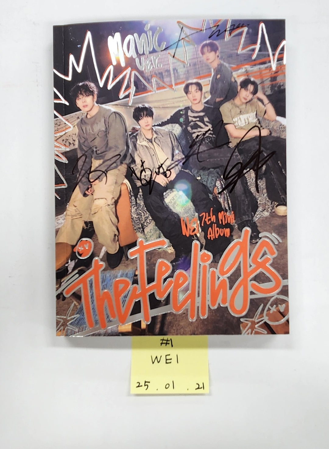 Wei "The Feelings", Kick Flip "Flip it, Kick it!" - Hand Autographed(Signed) Promo Album [25.1.21]