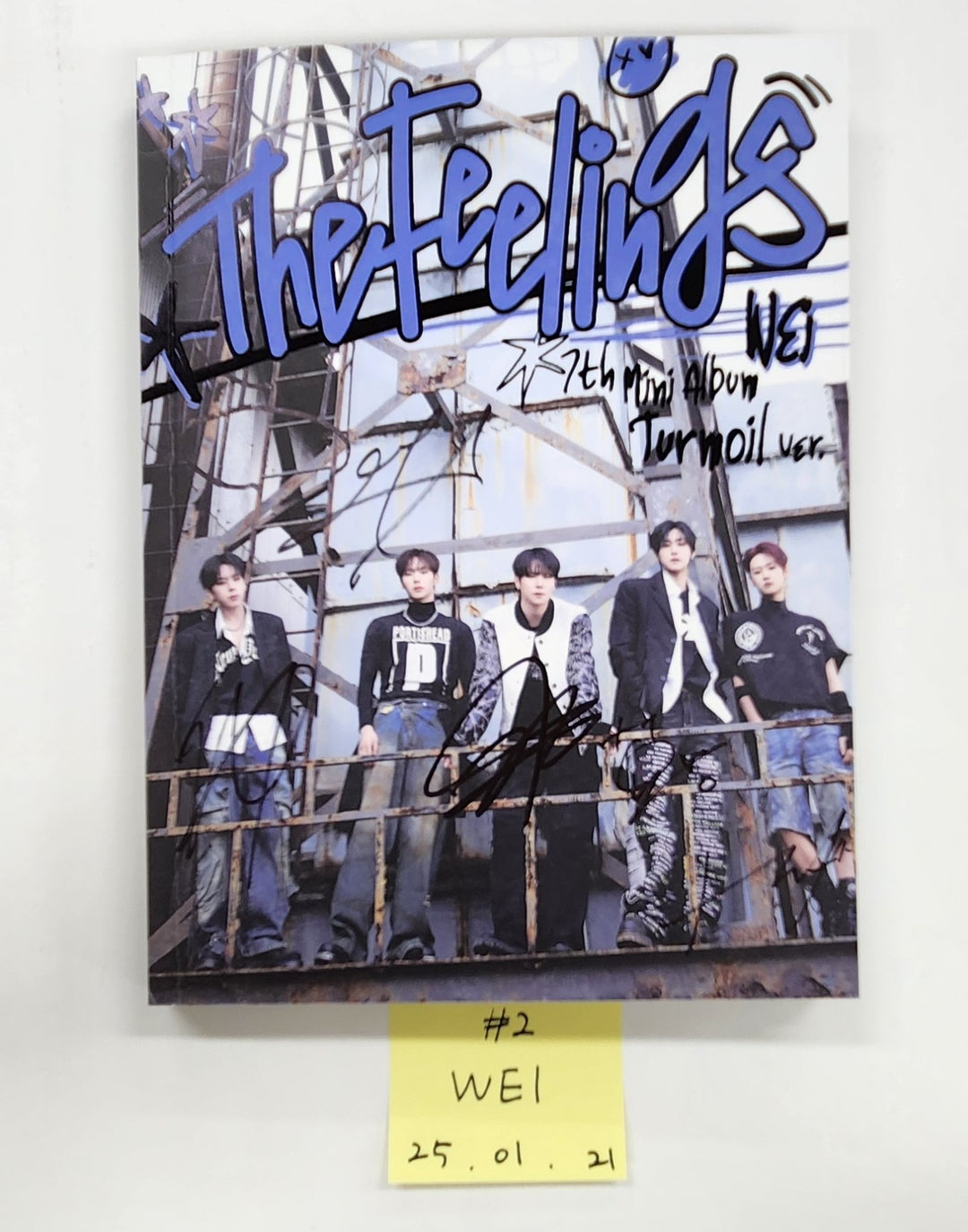 Wei "The Feelings", Kick Flip "Flip it, Kick it!" - Hand Autographed(Signed) Promo Album [25.1.21]