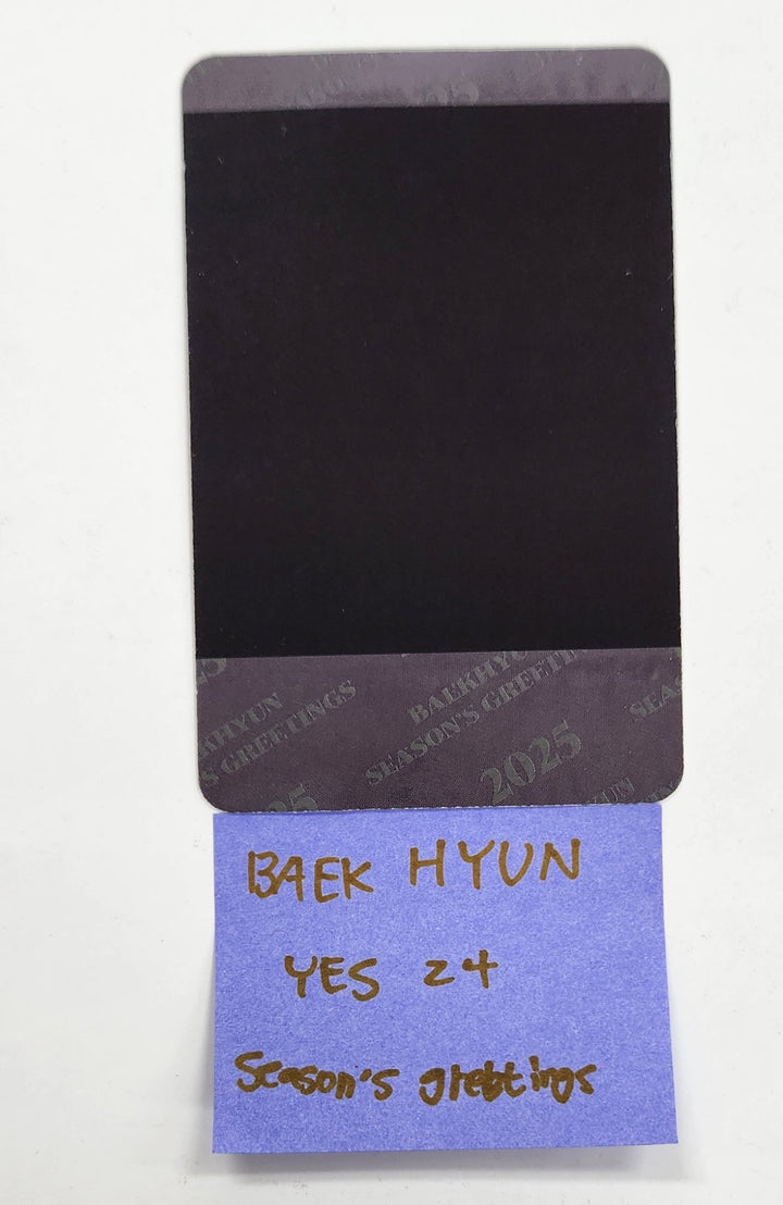 BAEKHYUN 2025 Season's Grettings - Yes24 Pre-Order Benefit Photocard [25.1.21]