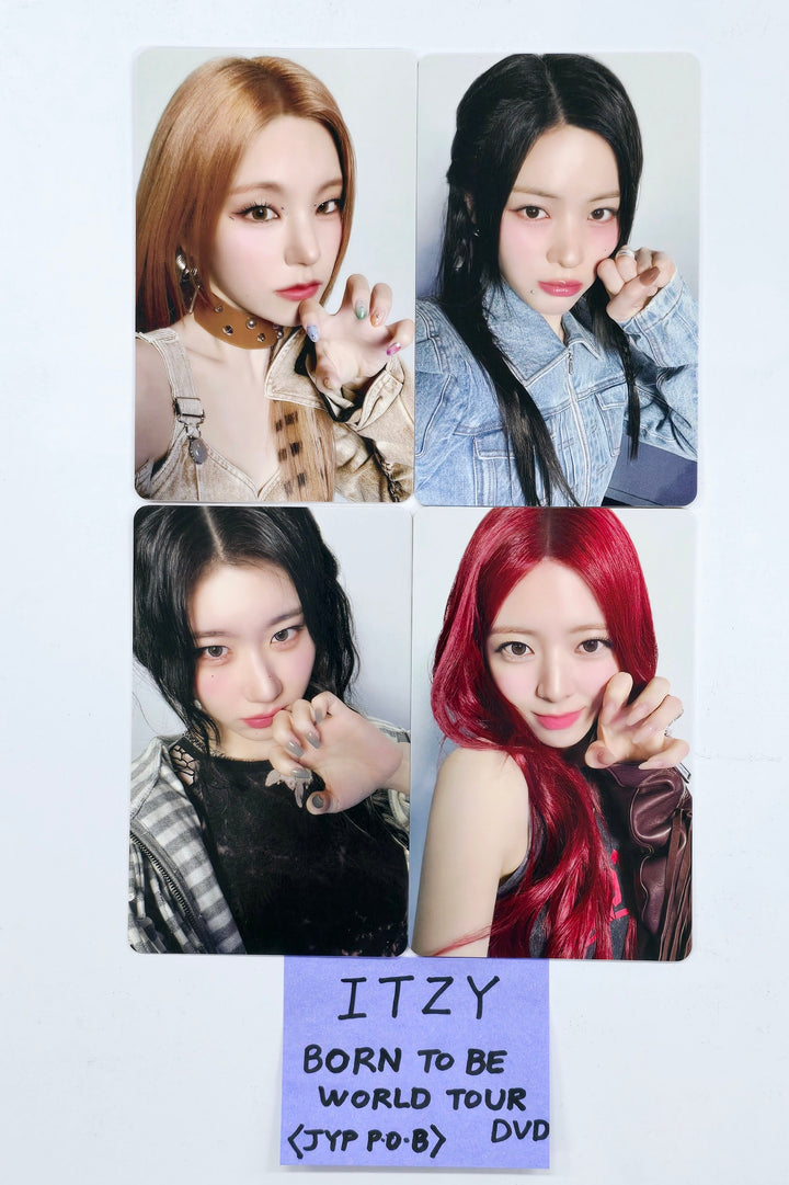 ITZY "Born To Be" World Tour DVD - JYP Shop Pre-Order Benefit Photocards Set (4EA) [25.1.21]