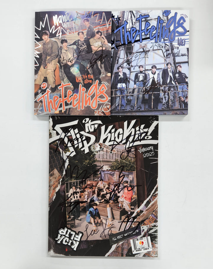 Wei "The Feelings", Kick Flip "Flip it, Kick it!" - Hand Autographed(Signed) Promo Album [25.1.21]