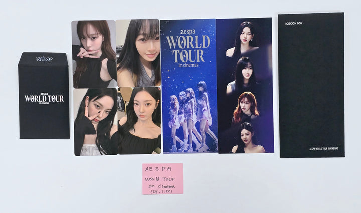 Aespa World Tour in Cinema - Photocards Set (4EA) + Photo Set [25.1.22]