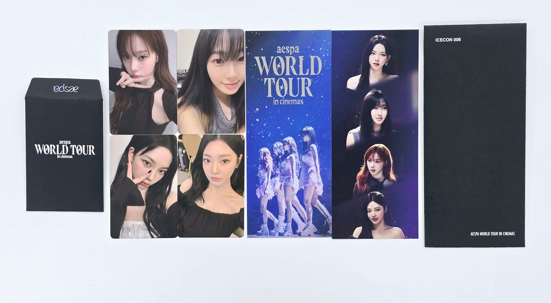 Aespa World Tour in Cinema - Photocards Set (4EA) + Photo Set [25.1.22]