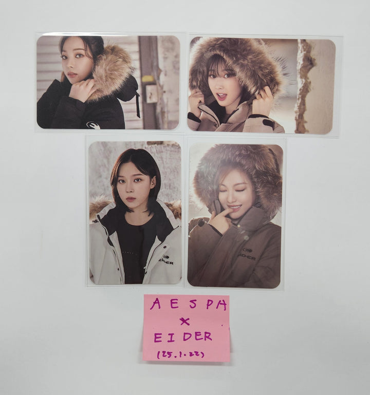 Aespa X EIDER - EIDER Event Photocards Set (4EA) [25.1.22]