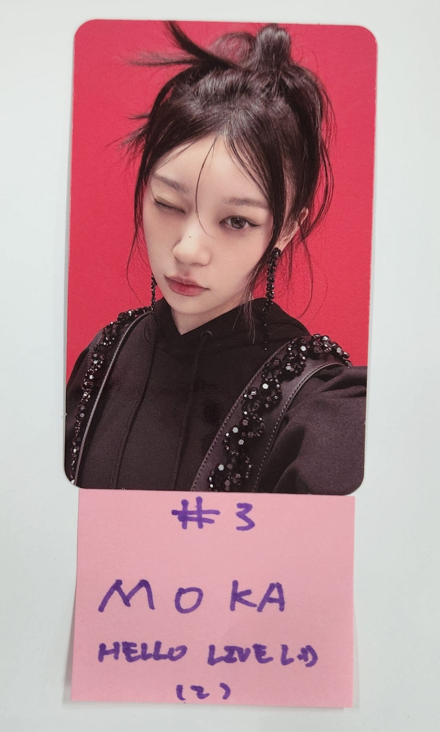 ウムティ wumuti YMMB hellolive特典本人直筆サイン入りトレカ ILLIT Mwave 全メンバー 直筆サイン CD特典 ILLIT I'LL LIKE YOU