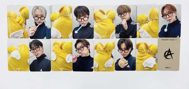 Ateez "GOLDEN HOUR : Part.2" - Hello Live Lucky Draw Event Photocard [25.1.22]