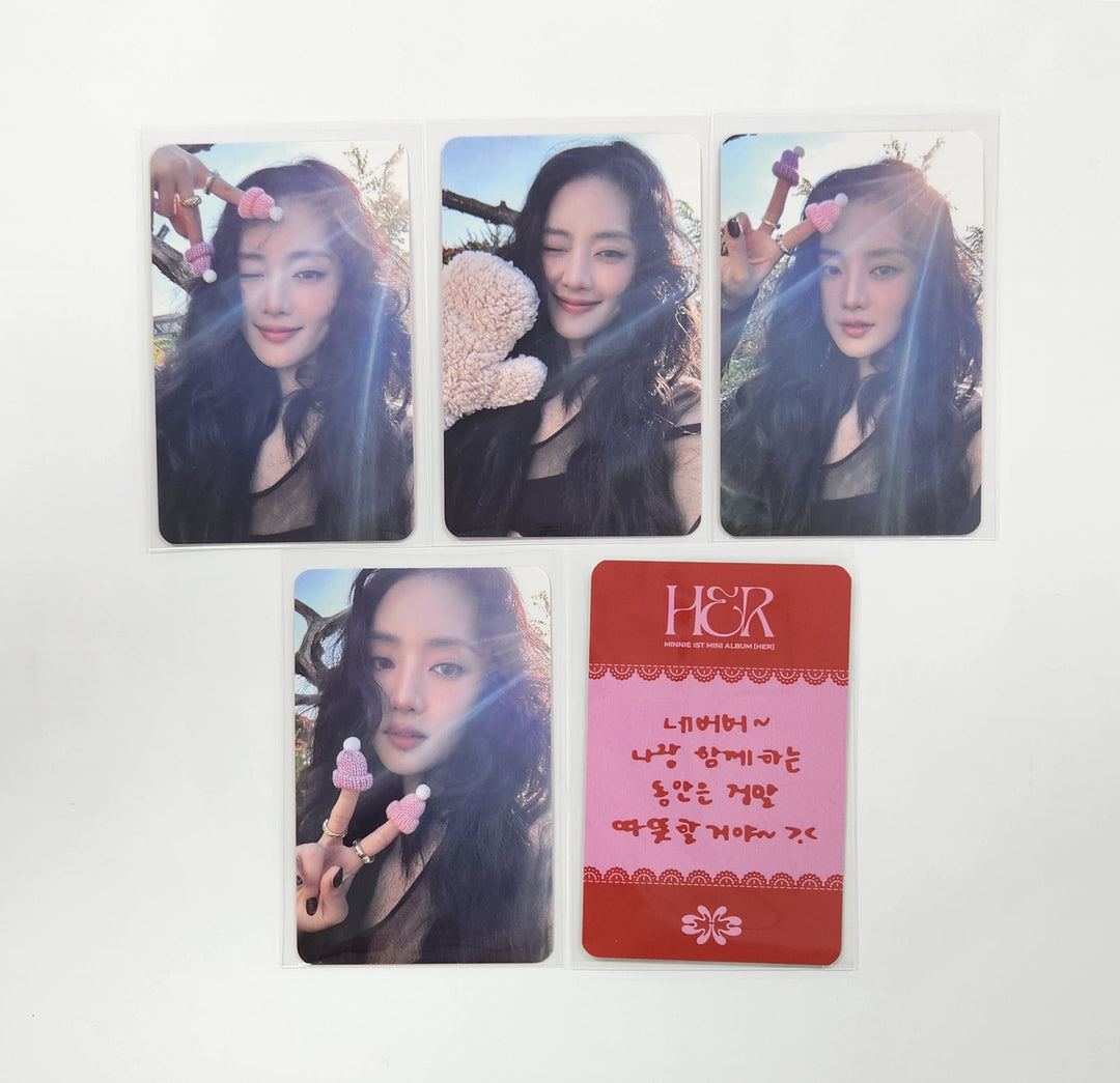 Minnie (of (G)I-DLE) "Her" - Ktown4U Lucky Draw Event Photocard [25.1.22]