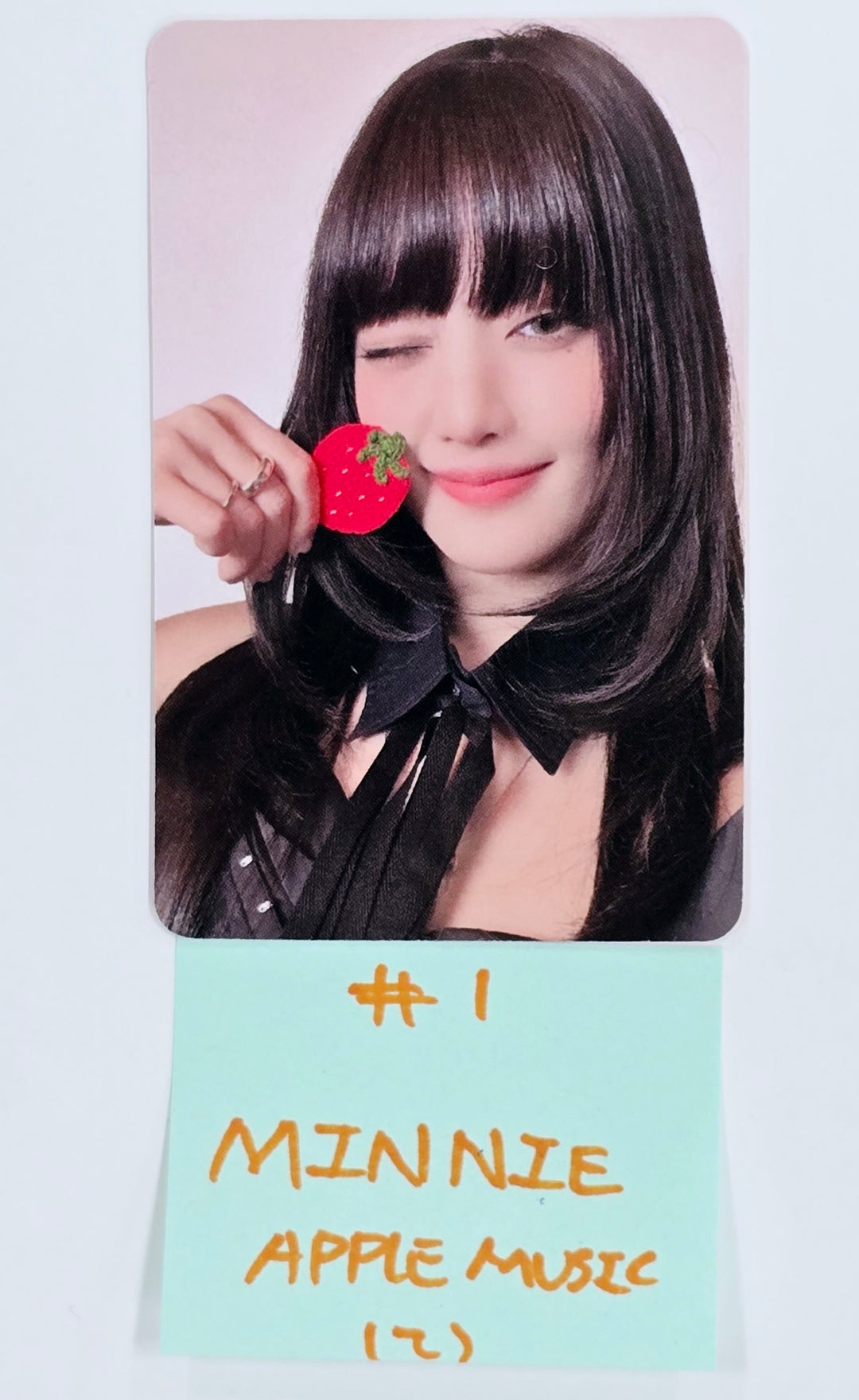 Minnie (of (G)I-DLE) "Her" - Apple Music Pre-Order Benefit Photocard [25.1.23]