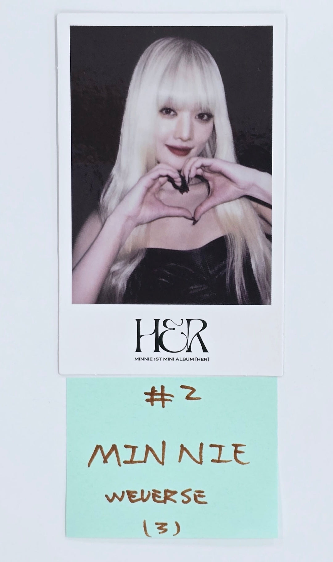 Minnie (of (G)I-DLE) "Her" - Weverse Shop Pre-Order Benefit Photocard [25.1.23]