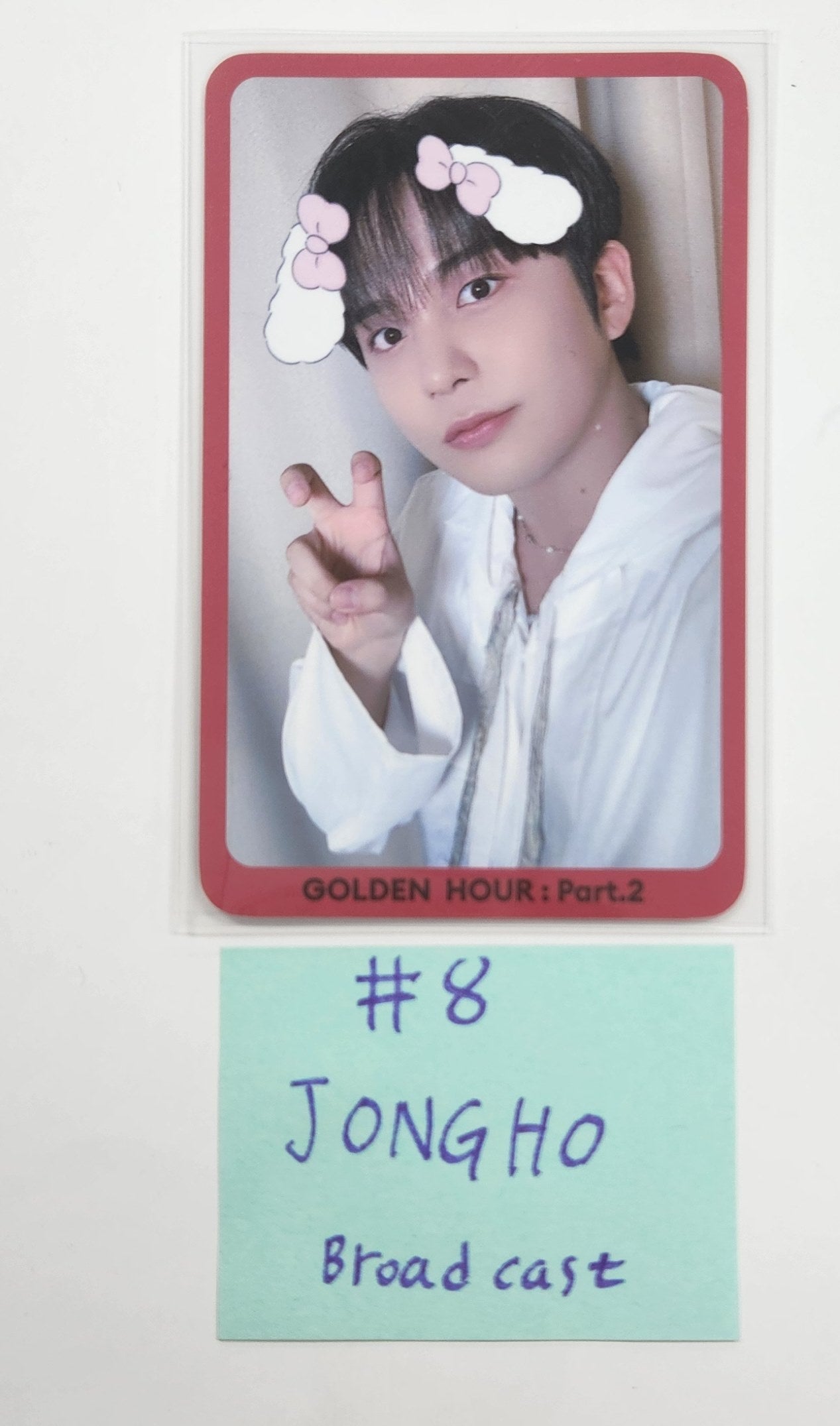 ATEEZ  golden hour part 2  応募券 シリアル4枚 ATEEZ GOLDEN HOUR Part.2 JAPAN STORE BENEFIT POB PHOTOCARD