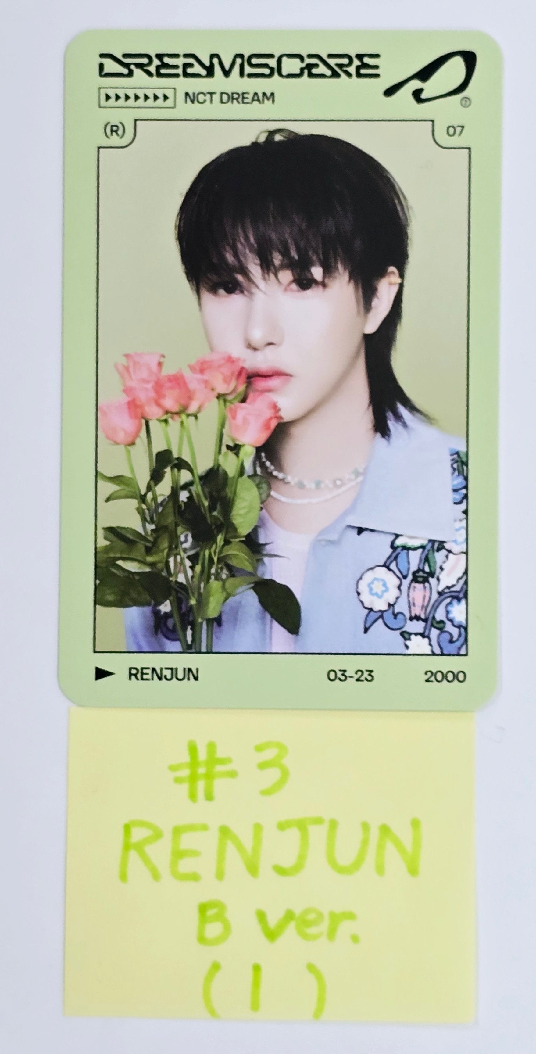 ロンジュン　センパ　トレカ　renjun photo card b party ロンジュン センパ トレカ renjun photo card b party