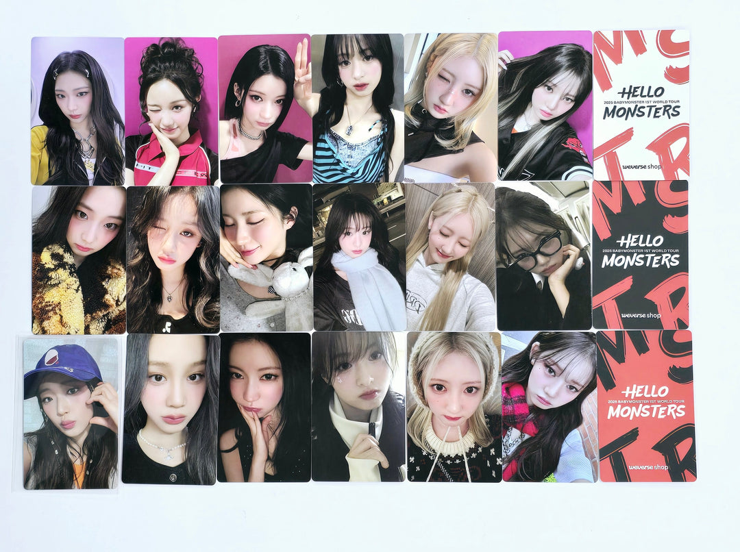 BABYMONSTER "HELLO MONSTERS" 1st WORLD TOUR IN SEOUL - Weverse PICK-UP Event Photocards [A,B,C Ver.] [25.1.25]