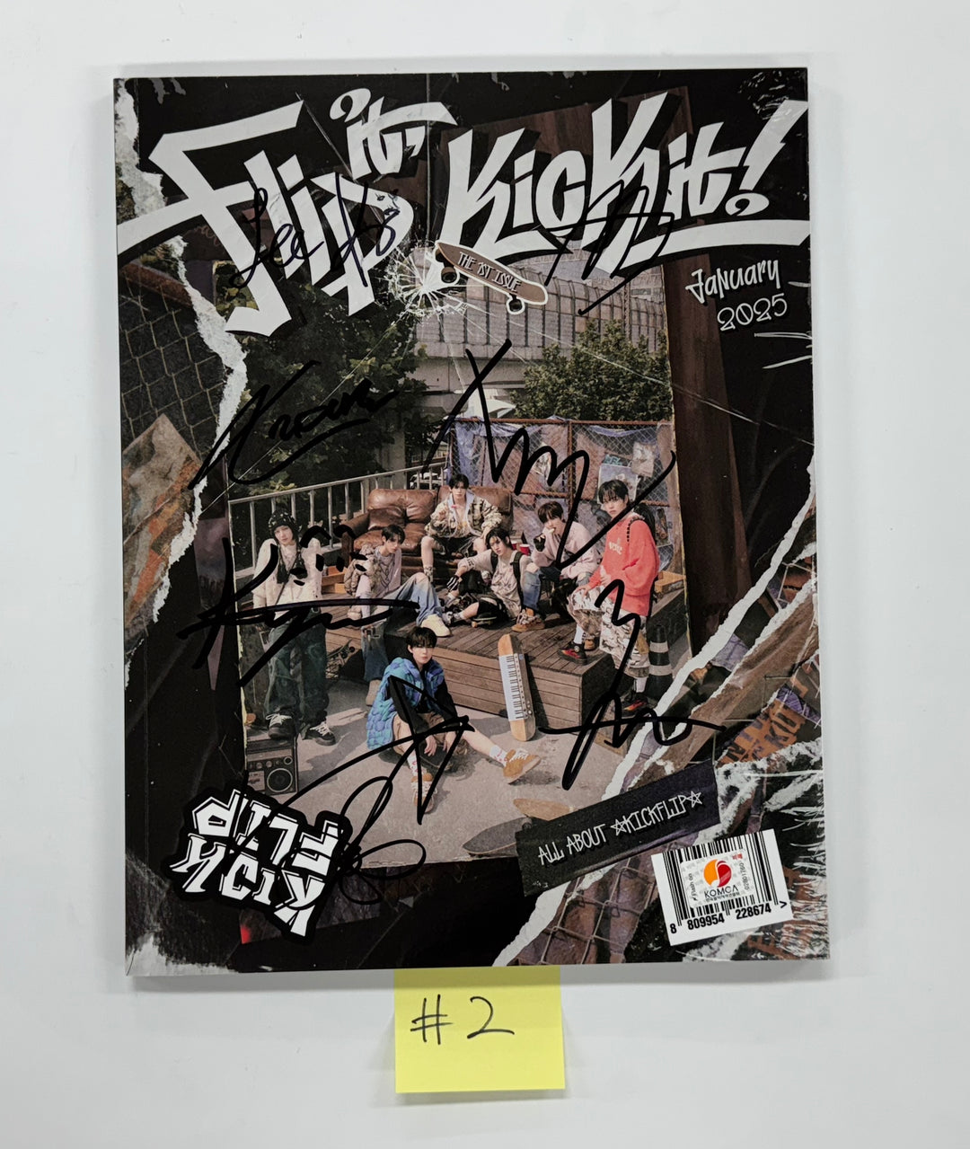 KickFlip "Flip it, Kick it!" - Hand Autographed(Signed) Promo Album [25.1.31]