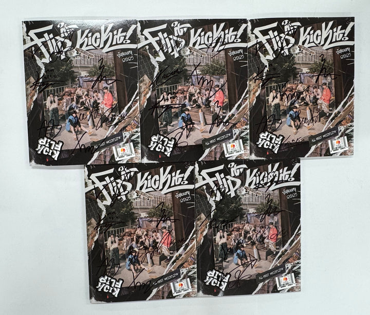 KickFlip "Flip it, Kick it!" - Hand Autographed(Signed) Promo Album [25.1.31]