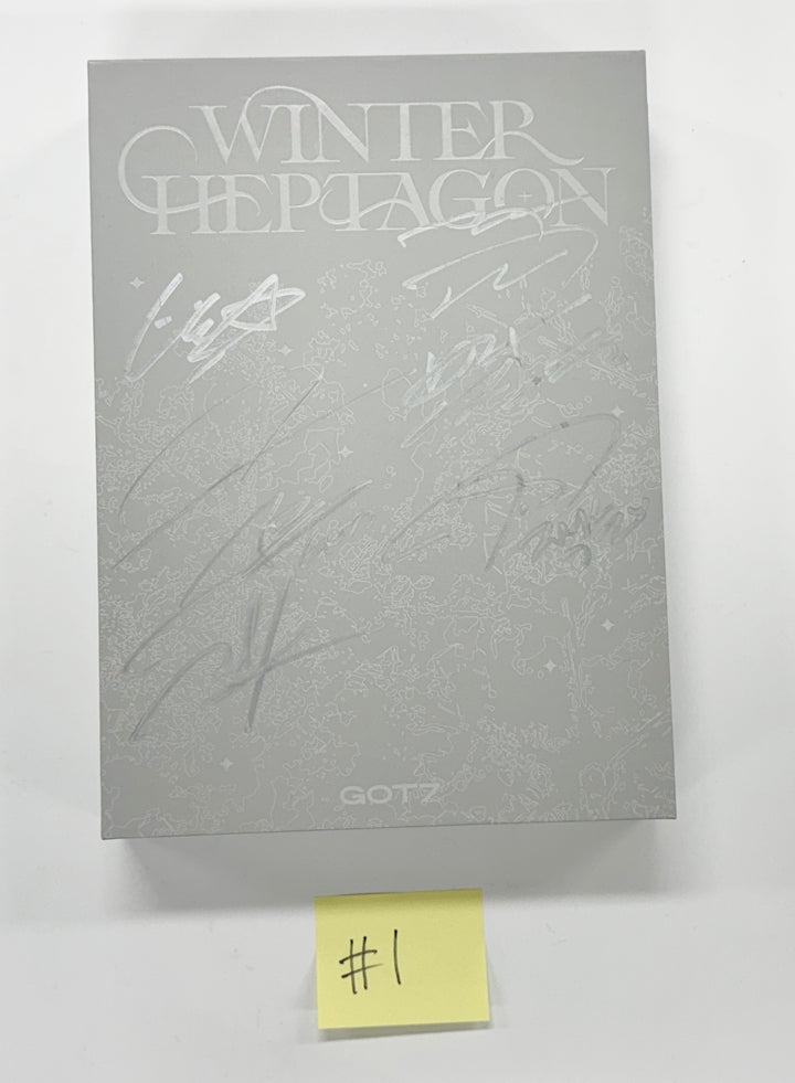 GOT7 "WINTER HEPTAGON" - Hand Autographed(Signed) Promo Album [25.1.31]