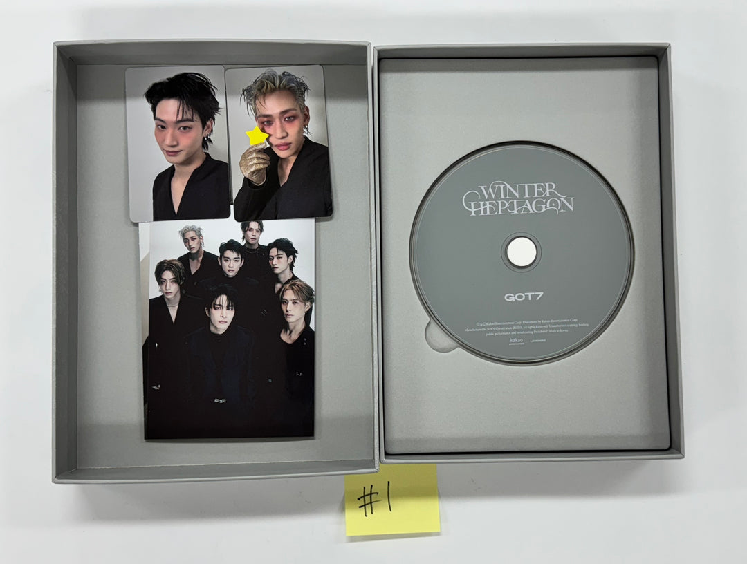 GOT7 "WINTER HEPTAGON" - Hand Autographed(Signed) Promo Album [25.1.31]