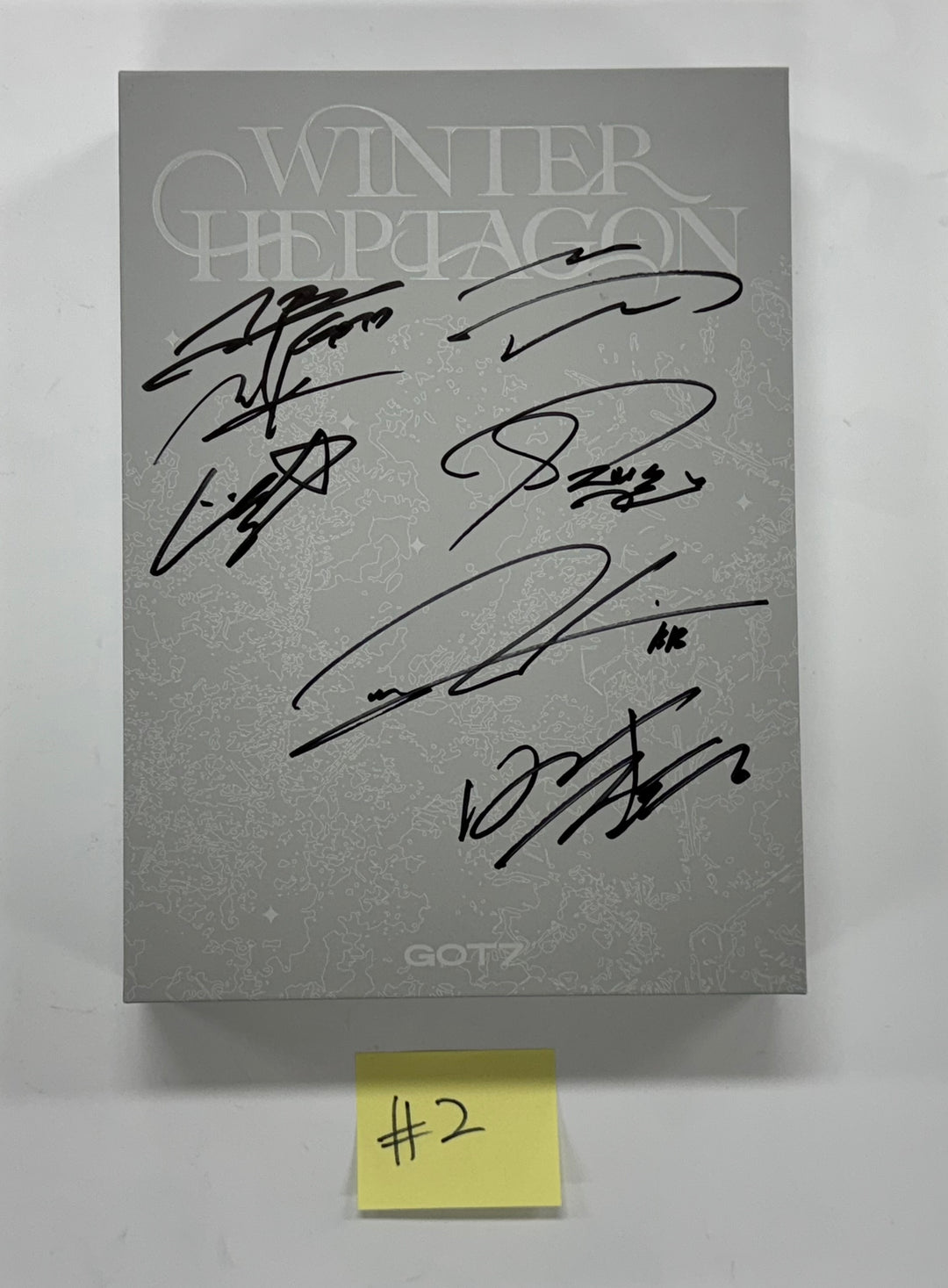 GOT7 "WINTER HEPTAGON" - Hand Autographed(Signed) Promo Album [25.1.31]