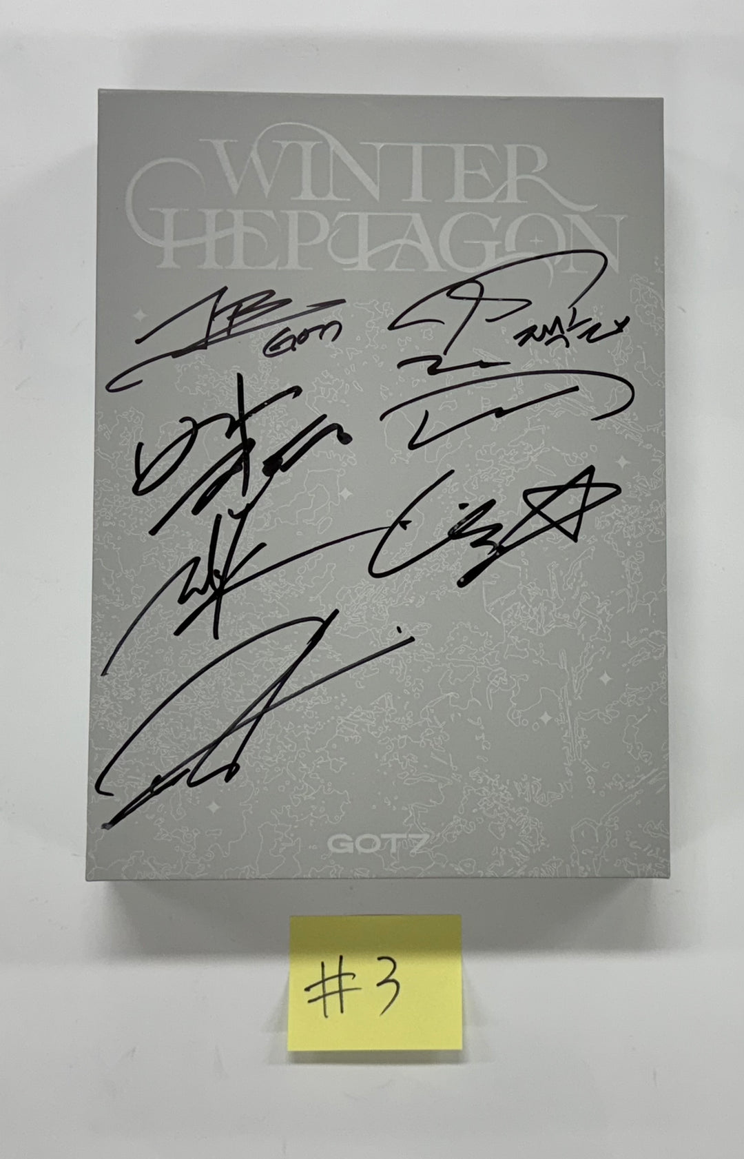 GOT7 "WINTER HEPTAGON" - Hand Autographed(Signed) Promo Album [25.1.31]