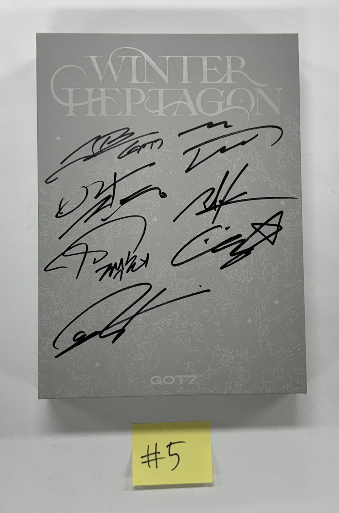 GOT7 "WINTER HEPTAGON" - Hand Autographed(Signed) Promo Album [25.1.31]