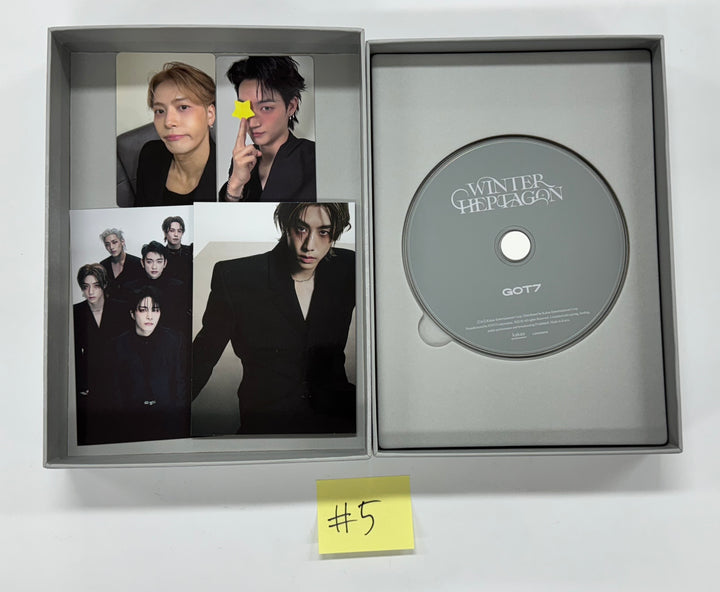 GOT7 "WINTER HEPTAGON" - Hand Autographed(Signed) Promo Album [25.1.31]