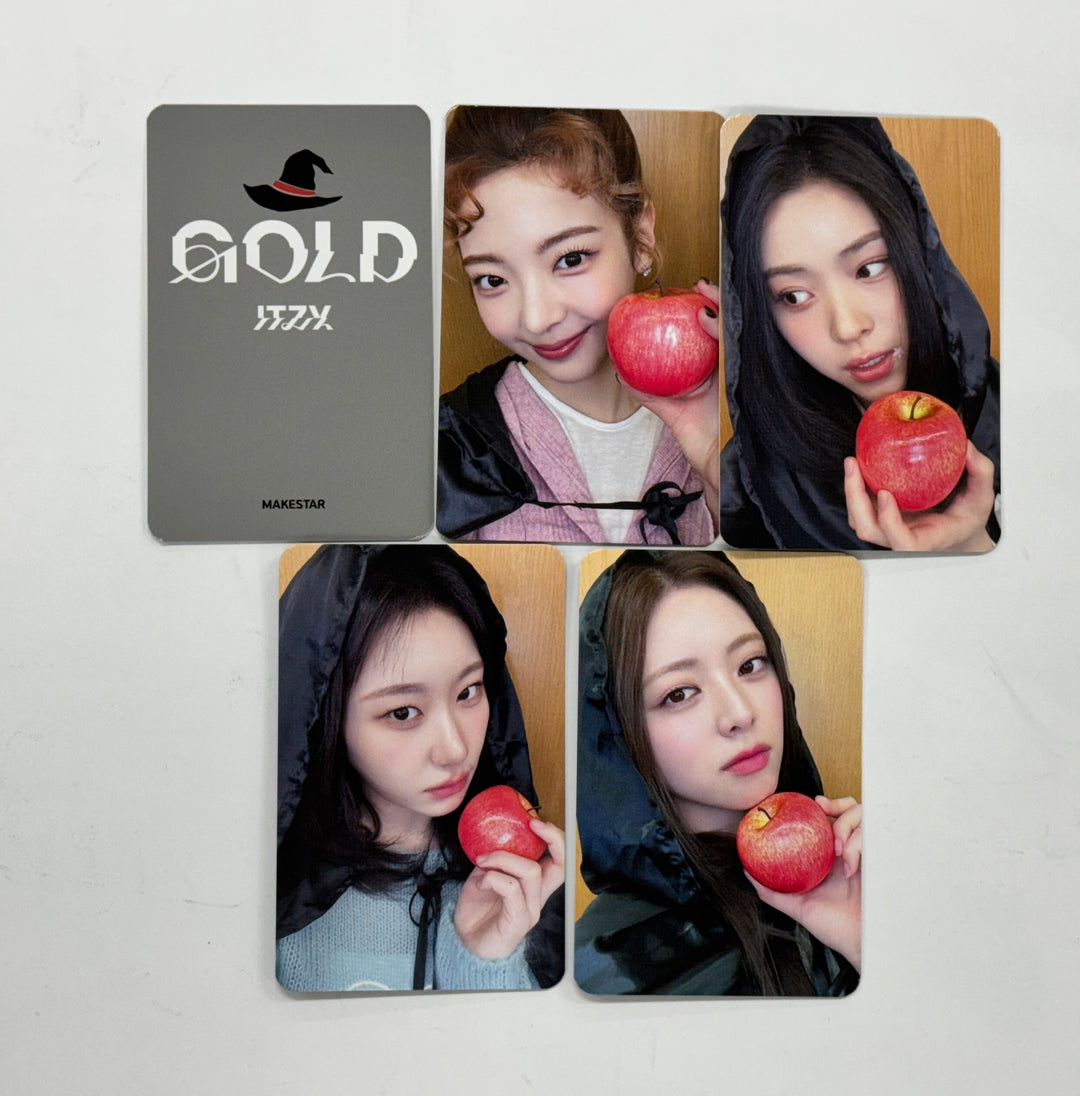 ITZY "Gold" - Makestar Fansign Event Photocard Round 12 [25.1.31]