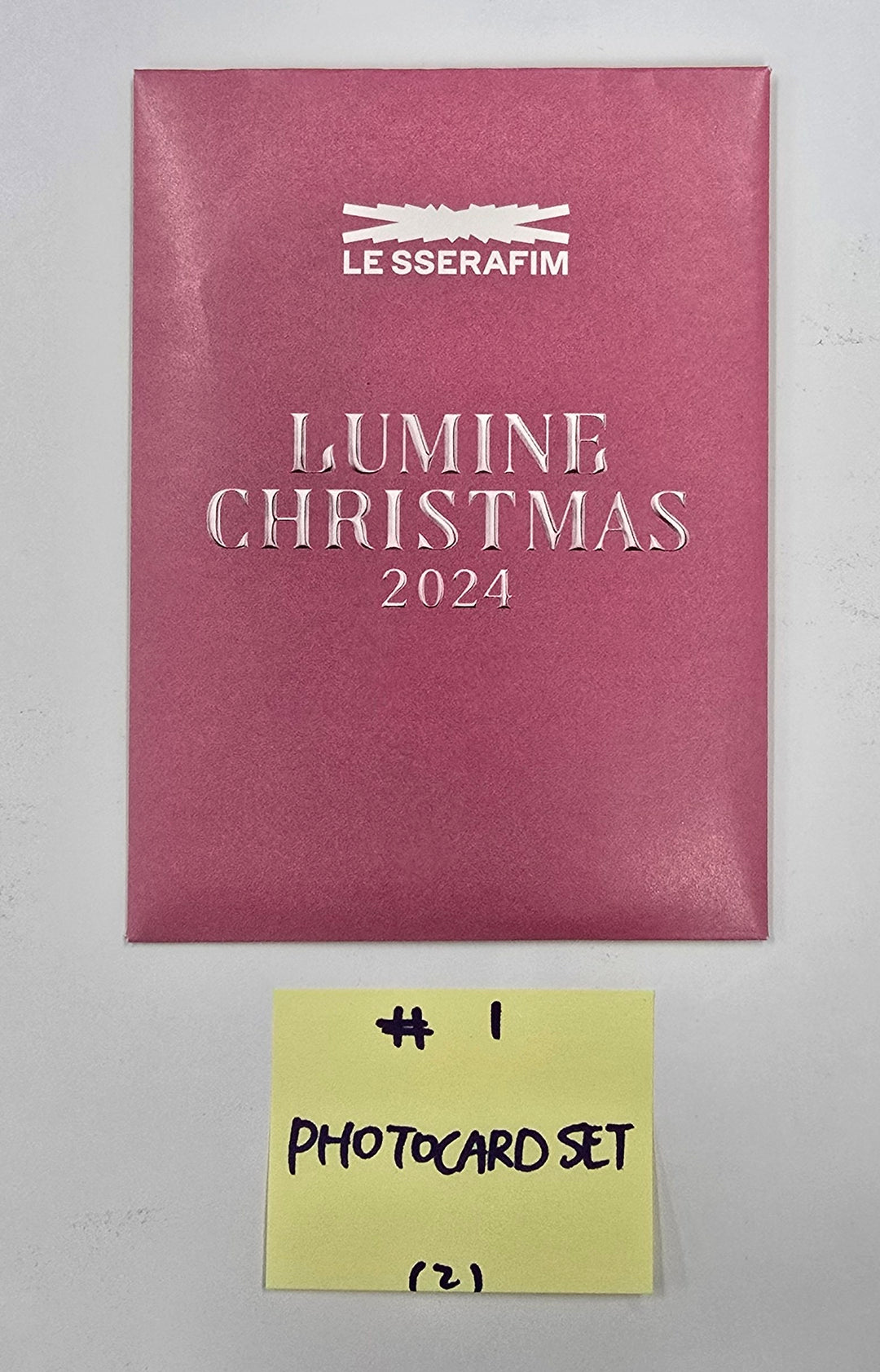 LE SSERAFIM "LUMINE CHRISTMAS 2024" - Japan Pop-Up Official MD [Photocard Set, Can Badge, Acrylic Keyring, Poster Clear File] [25.2.4]