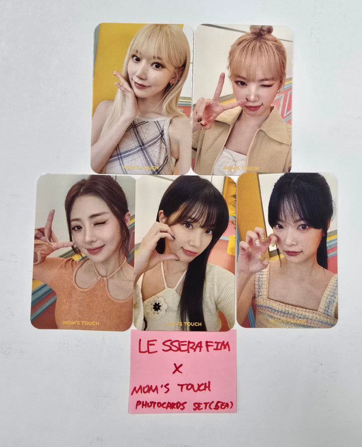 LE SSERAFIM - MOM'S TOUCH Event Mini Photocards Set (5EA) [25.2.4]