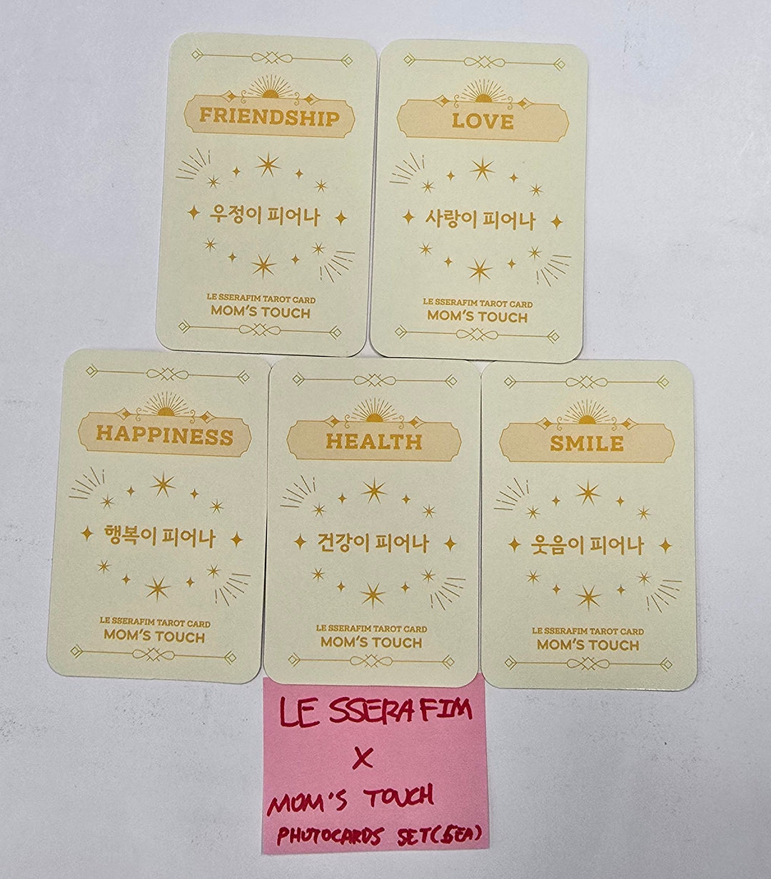 LE SSERAFIM - MOM'S TOUCH Event Mini Photocards Set (5EA) [25.2.4]