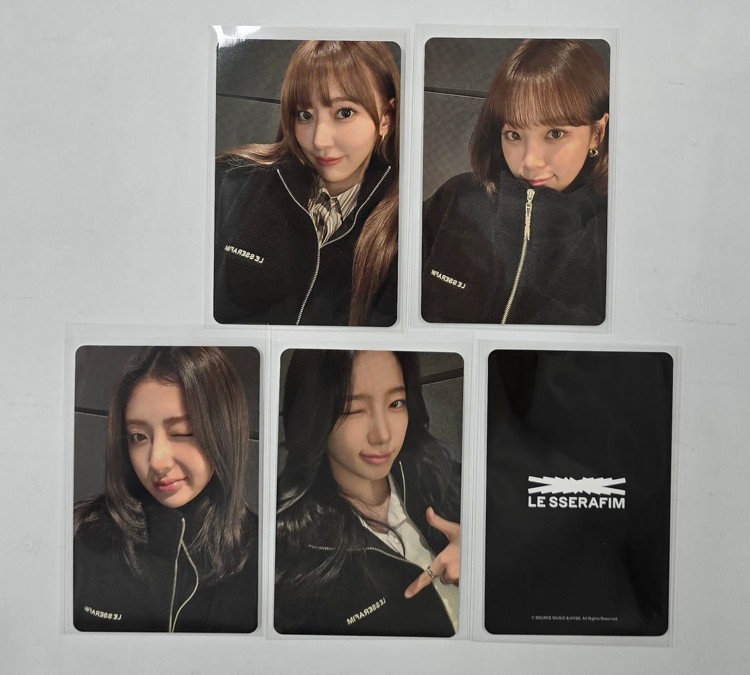 LE SSERAFIM "LUMINE CHRISTMAS 2024" - Japan Pop-Up Official Photocard [Fleece Ver.] [25.2.4]