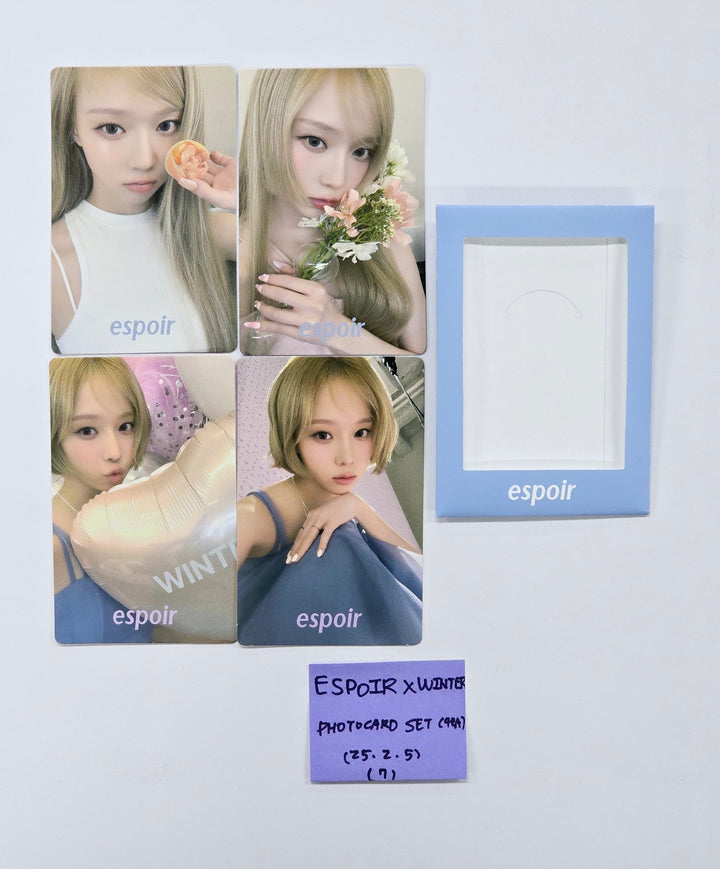 Winter (Of Aespa) - ESPOIR Event Photocards Set (4EA) [25.2.5]