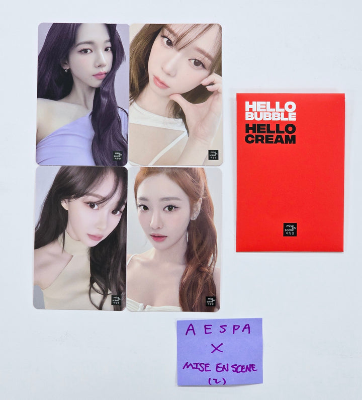 Aespa - Mise En Scene Event Photocards Set (4EA) [25.2.5]