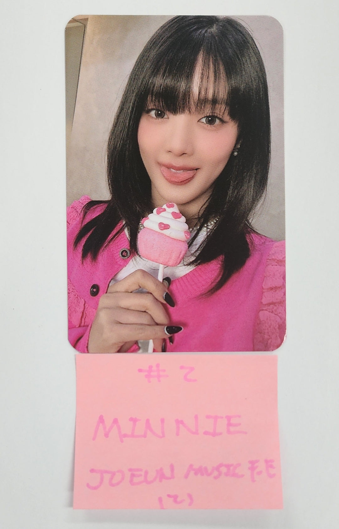 Minnie (of (G)I-DLE) "Her" - Joeun Music Fansign Event Photocard [25.2.7]