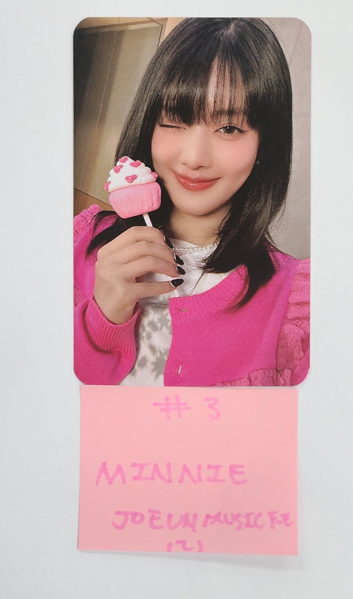 Minnie (of (G)I-DLE) "Her" - Joeun Music Fansign Event Photocard [25.2.7]