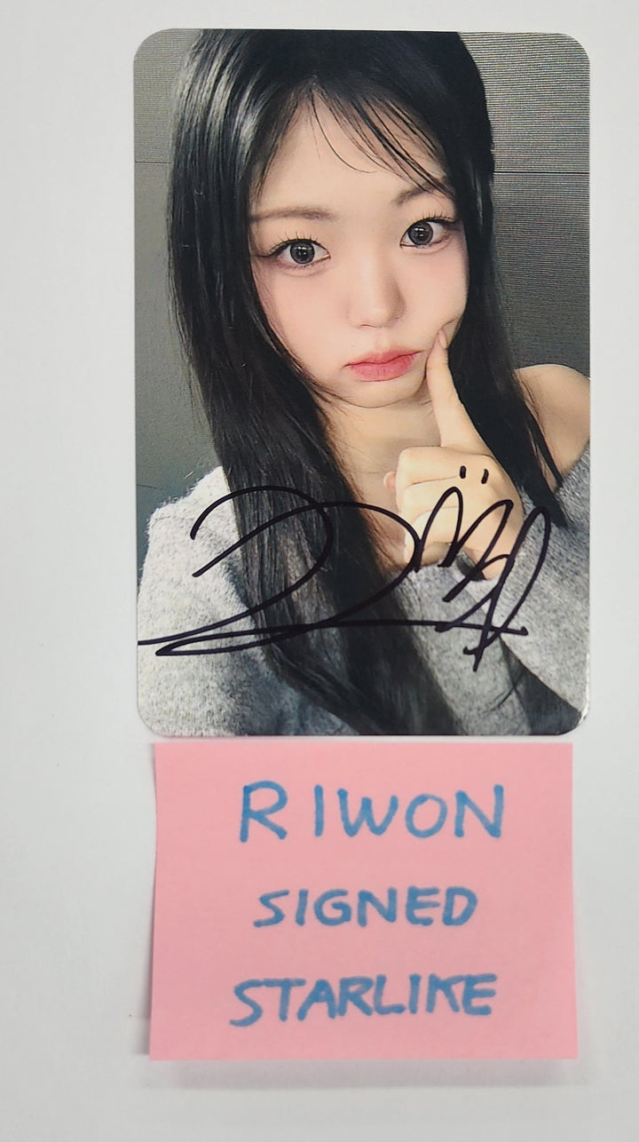 Riwon (Of CLASS:y) "LOVE XX" - Hand Autographed(Signed) Photocard [25.2.7]