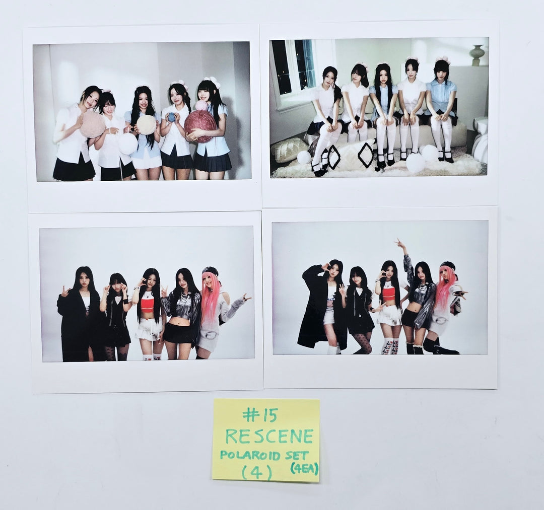 RESCENE "Glow Up" - Official Photocard, Polaroid Set (4EA) [WE Ver.] [25.2.10]