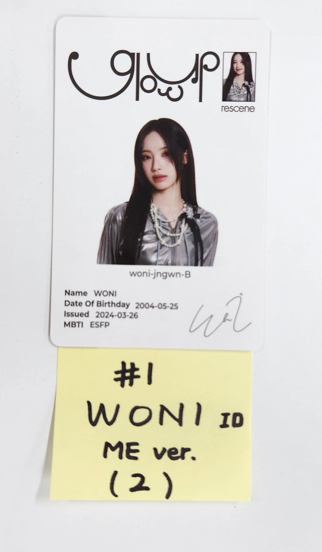 RESCENE "Glow Up" - Official Photocard [ME Ver.] [25.2.10]