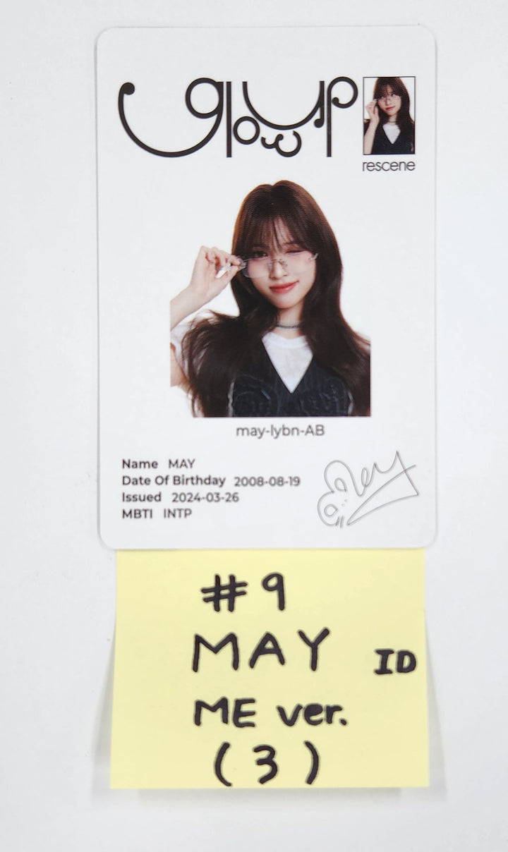 RESCENE "Glow Up" - Official Photocard [ME Ver.] [25.2.10]