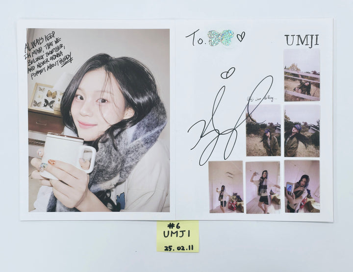 GFRIEND "Season of Memories" - A Cut Page From Fansign Event Album [25.2.11]