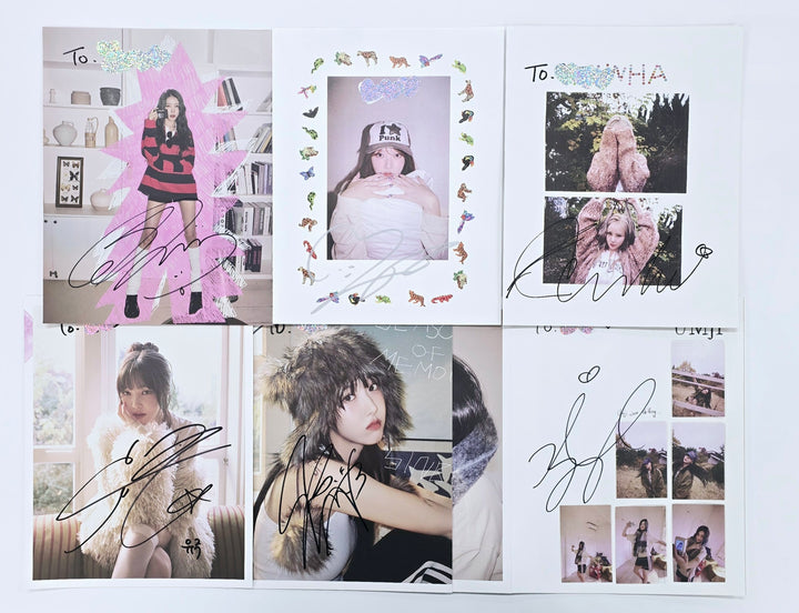 GFRIEND "Season of Memories" - A Cut Page From Fansign Event Album [25.2.11]