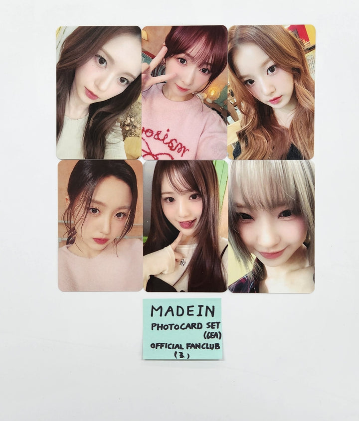 MADEIN - Official FANCLUB Photocards Set (6EA) [25.2.12]