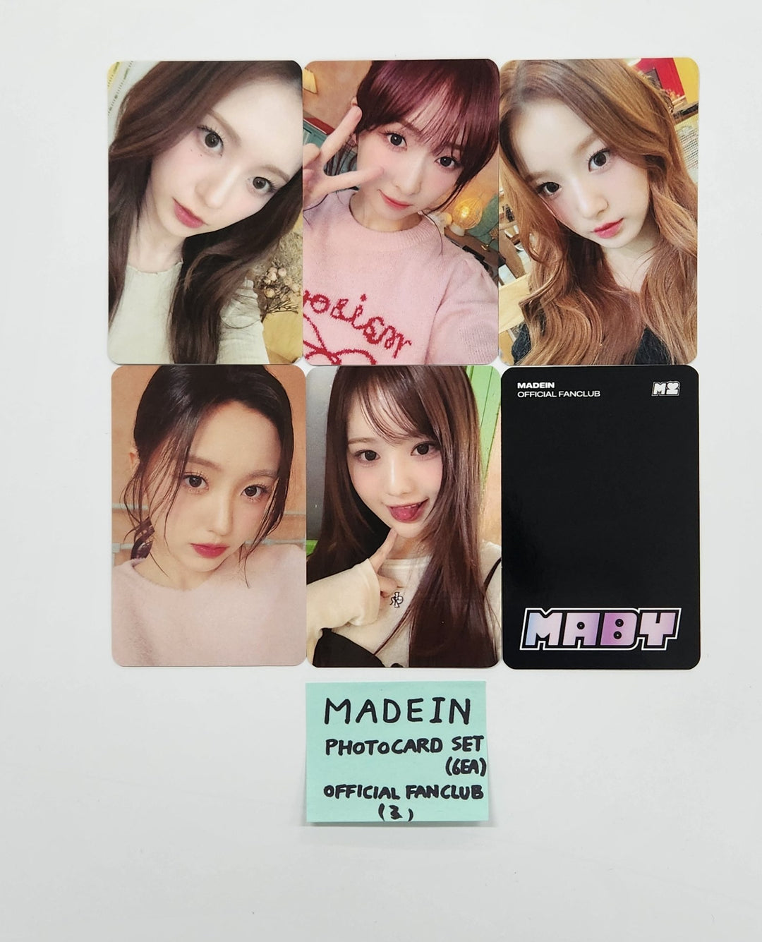 MADEIN - Official FANCLUB Photocards Set (6EA) [25.2.12]