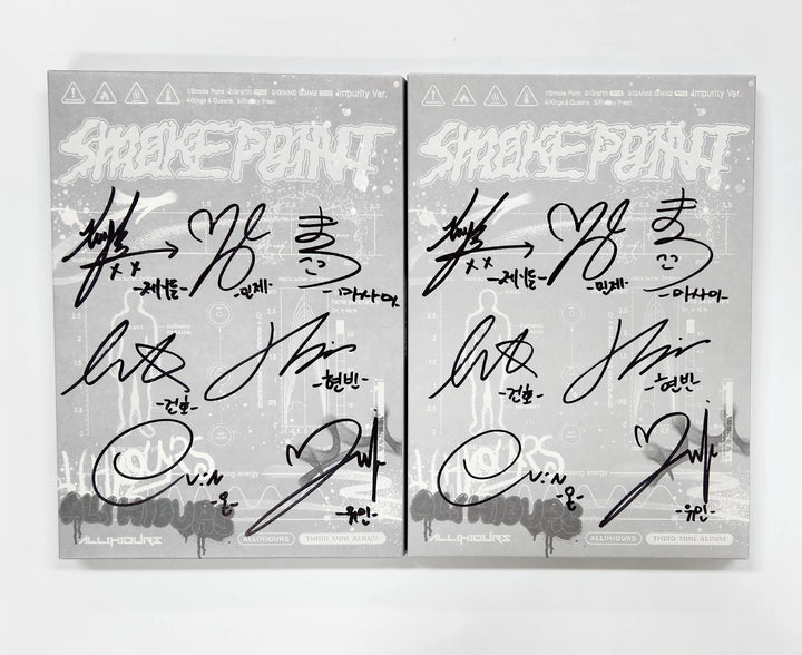 ALL(H)OURS "Smoke Point" - Hand Autographed(Signed) Promo Album [25.2.13]